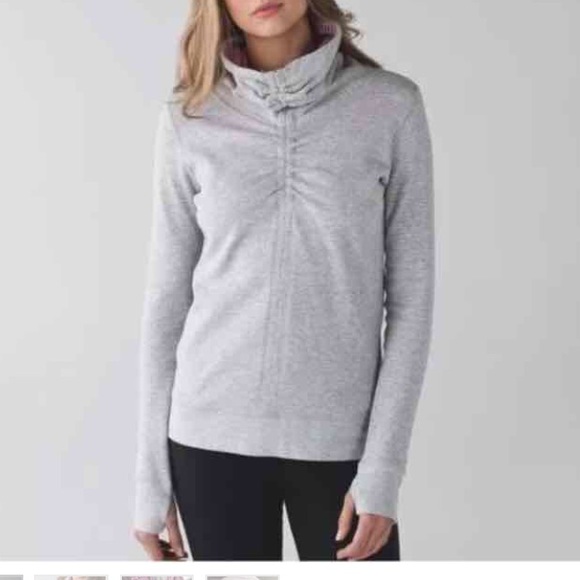 reversible cinched sweater